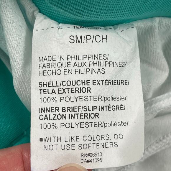 Under Armour Shorts Women Small Turquoise Fly By Elite 5" Attached Brief 1369757 - Picture 16 of 16